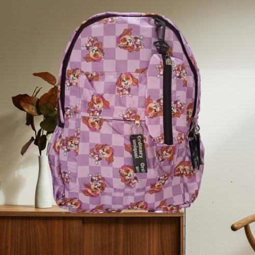 kids printed backpack for school