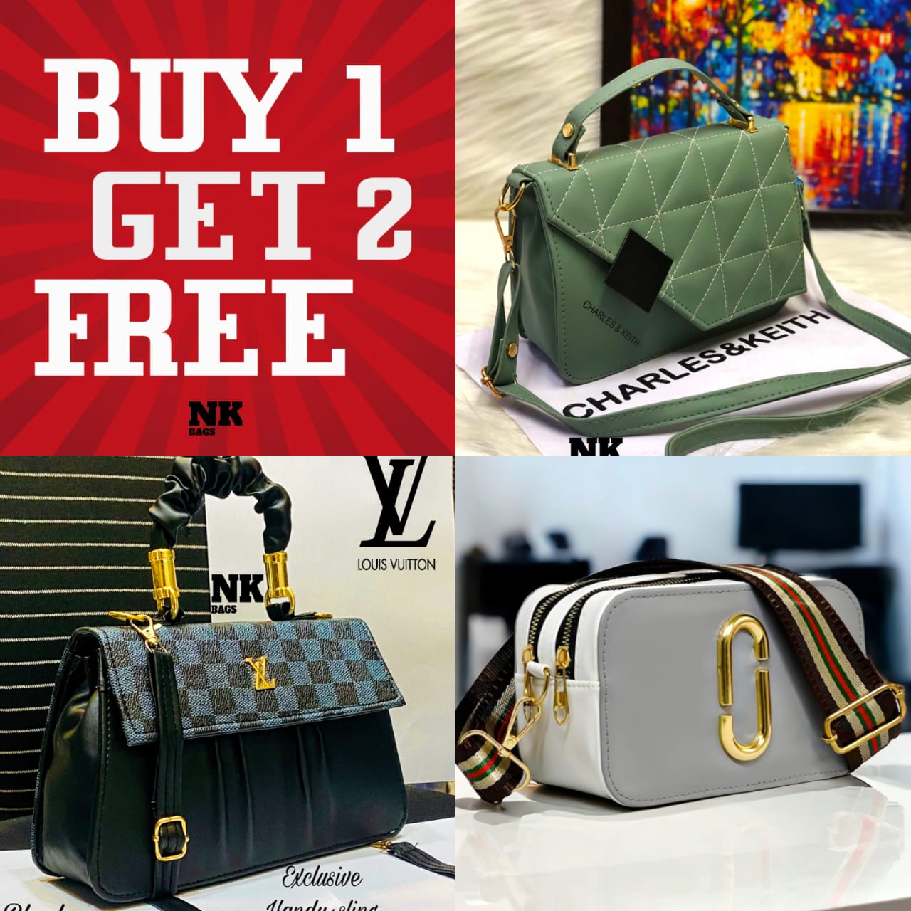 Sling Bags Crossbody Bags Imported bags COMBO(BUY 1 GET 2 FREE)