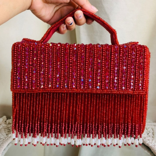 red color wedding handbags
bridal handbag