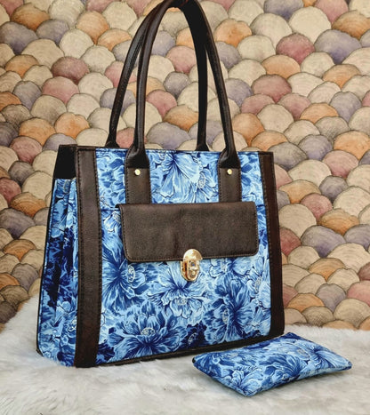 combo shopping bag handcrafted
blue color