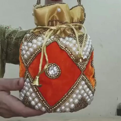 Potli bags for Bride bags for Wedding bags for gift bag for women bucket bags